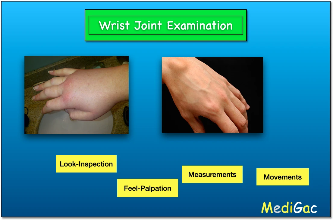 Wrist joint examination